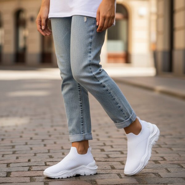Lascana Damen Sneakers Weiss – Komfort und Stil im Alltag – Bild 7