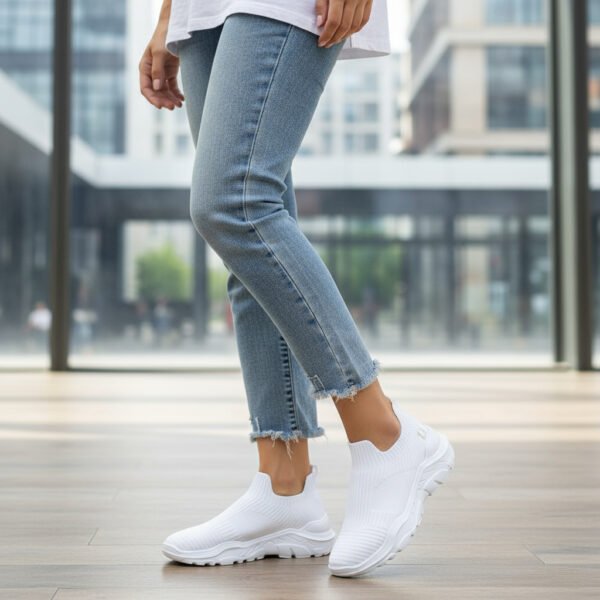 Lascana Damen Sneakers Weiss – Komfort und Stil im Alltag – Bild 6