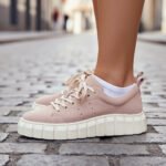 Lascana Damen Sneaker Beige mit Plateau-Sohle – Komfort & Stil – Bild 7