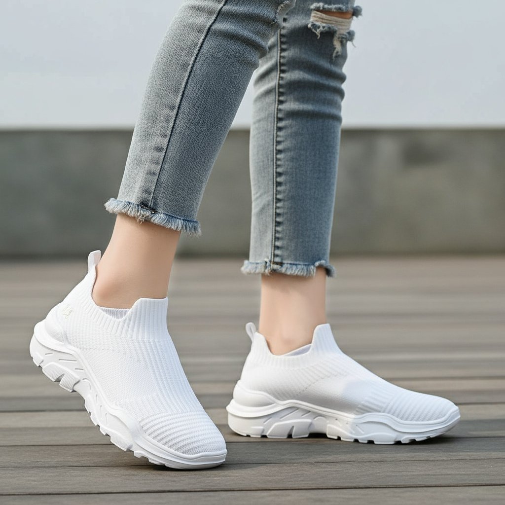 7 Lascana Damen Sneakers Weiss – Komfort und Stil im Alltag – Bild 1