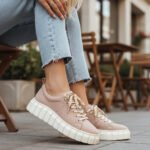 Lascana Damen Sneaker Beige mit Plateau-Sohle – Komfort & Stil – Bild 9